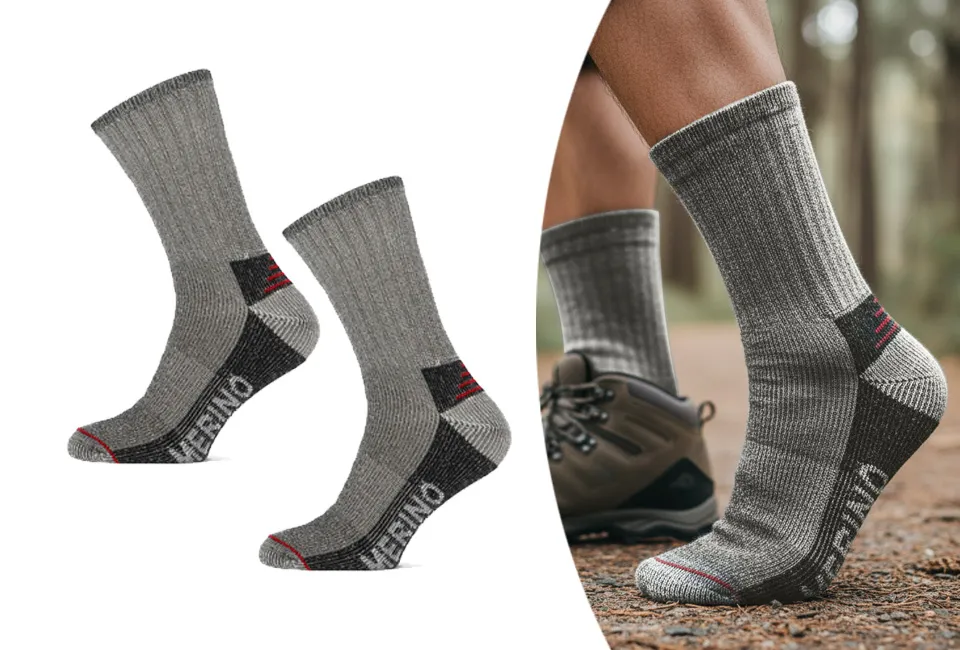 2 or 4 pairs of socks in merino wool