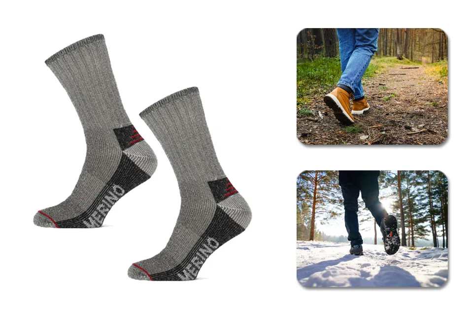 2 or 4 pairs of socks in merino wool