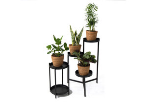 Set van 4 verschillende trendy kamerplanten met of zonder mand — 8