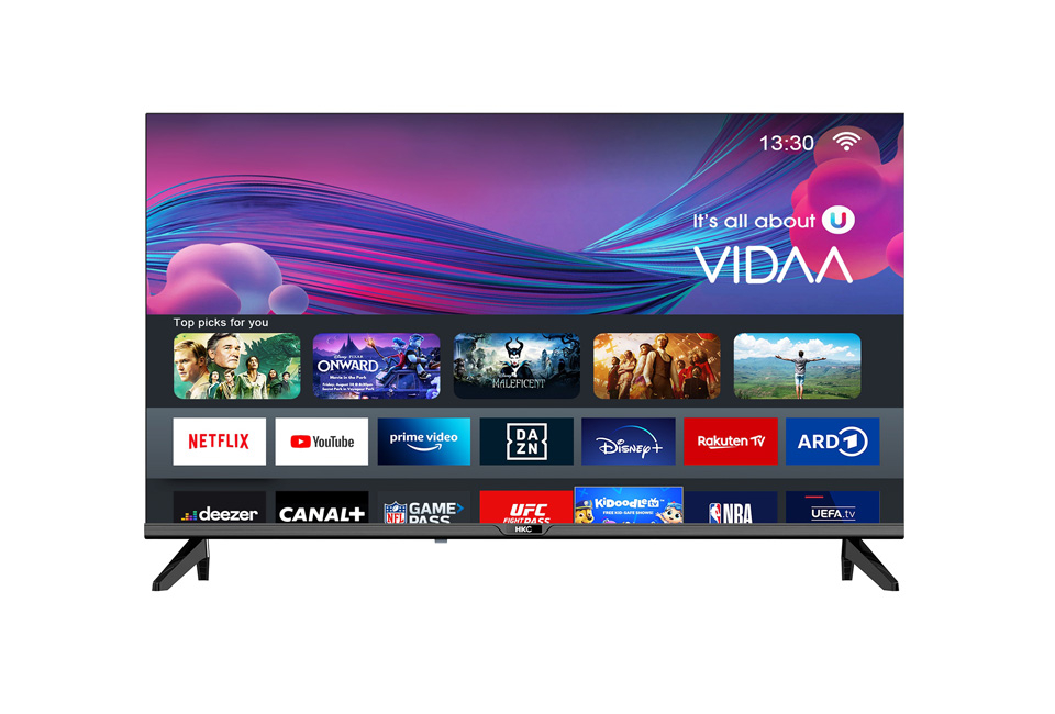 HKC Smart-TV med ljusstark Full HD-bild, välj mellan 32, 40 eller 42 tum