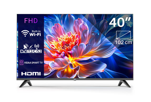 HKC Smart-TV med ljusstark Full HD-bild, välj mellan 32, 40 eller 42 tum