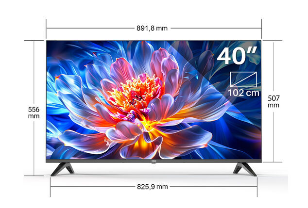 HKC Smart-TV med ljusstark Full HD-bild, välj mellan 32, 40 eller 42 tum