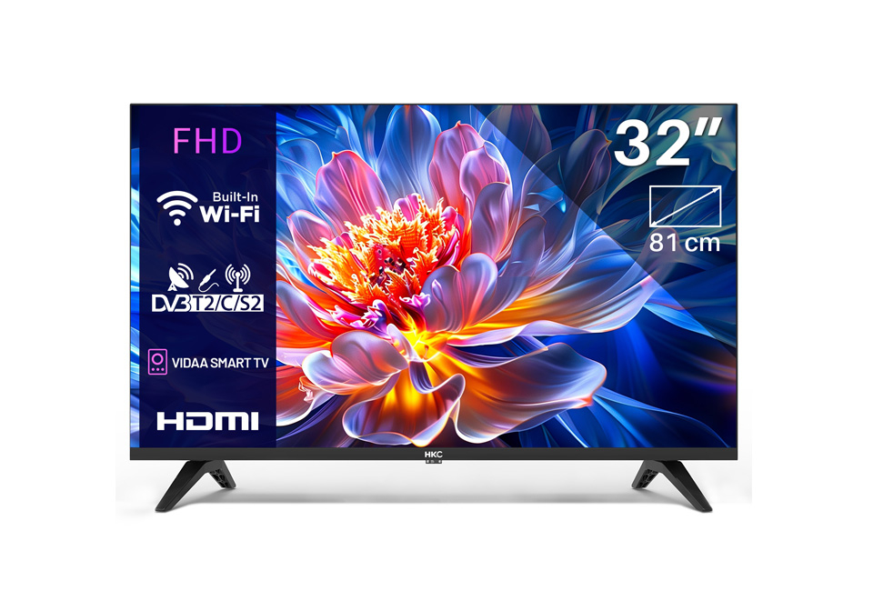 HKC Smart-TV med ljusstark Full HD-bild, välj mellan 32, 40 eller 42 tum