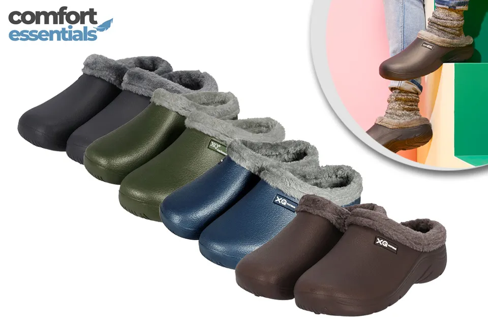 Comfortable garden clogs with soft lining