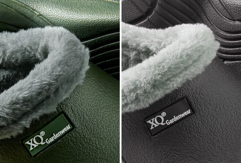 Comfortable garden clogs with soft lining