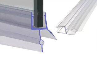 Anti-leak strip for the shower door — 2