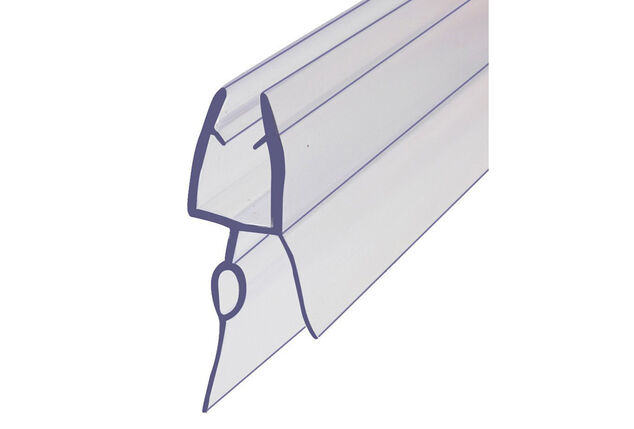 Anti-leak strip for the shower door