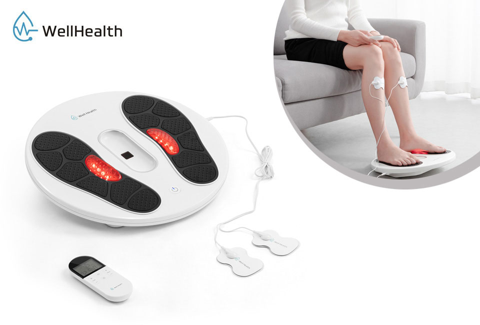 Electrical muscle stimulator for improved blood circulation