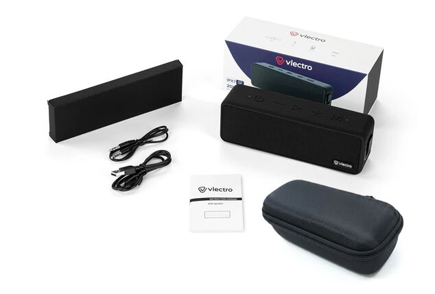 Geavanceerde bluetooth speaker met nieuwste technologieën en met gratis opbergcase