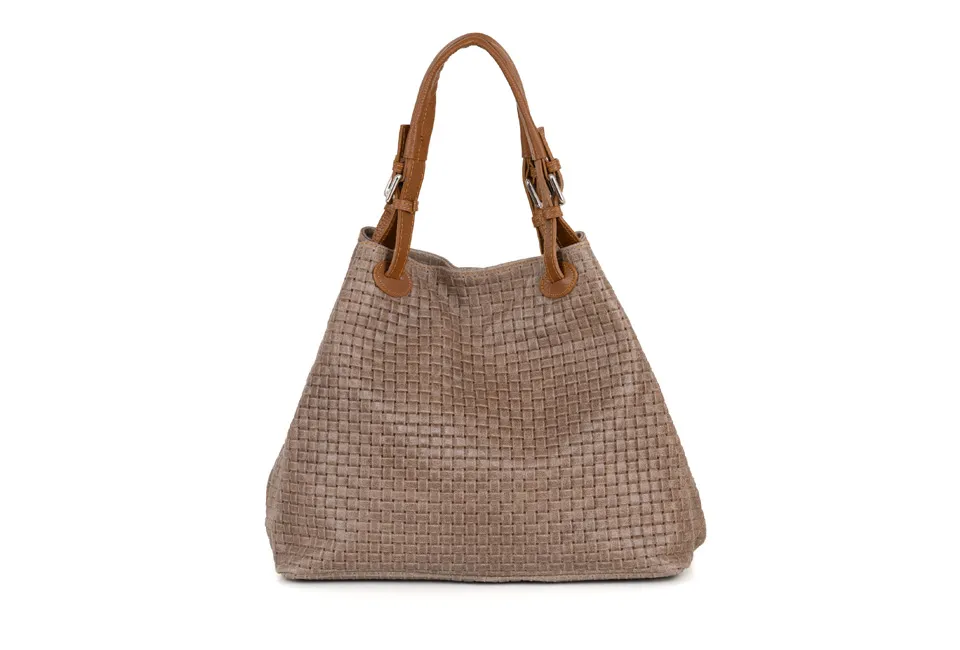 Elegante Lederhandtasche