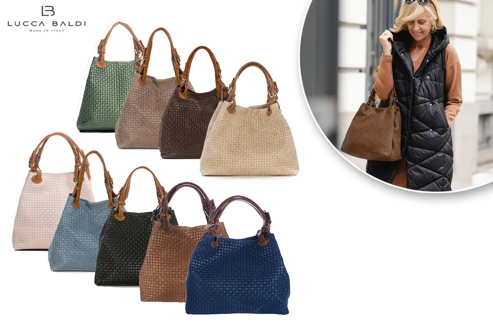 Elegante Lederhandtasche