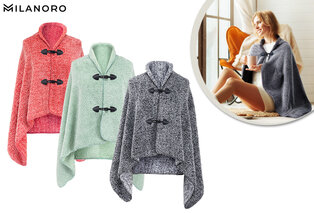 Poncho doux et chaud