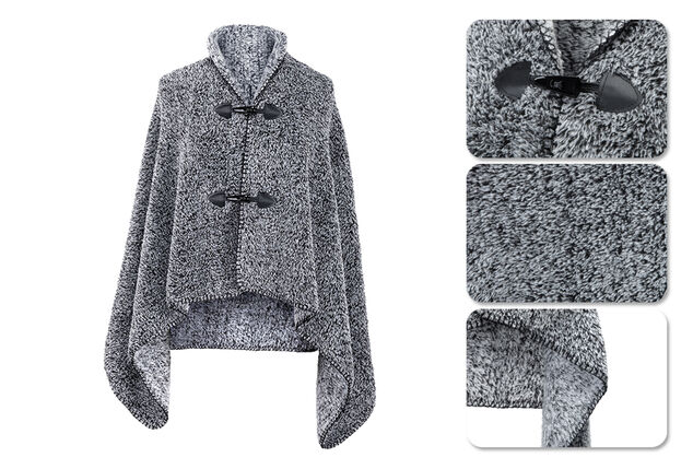 Poncho doux et chaud pour toutes les saisons