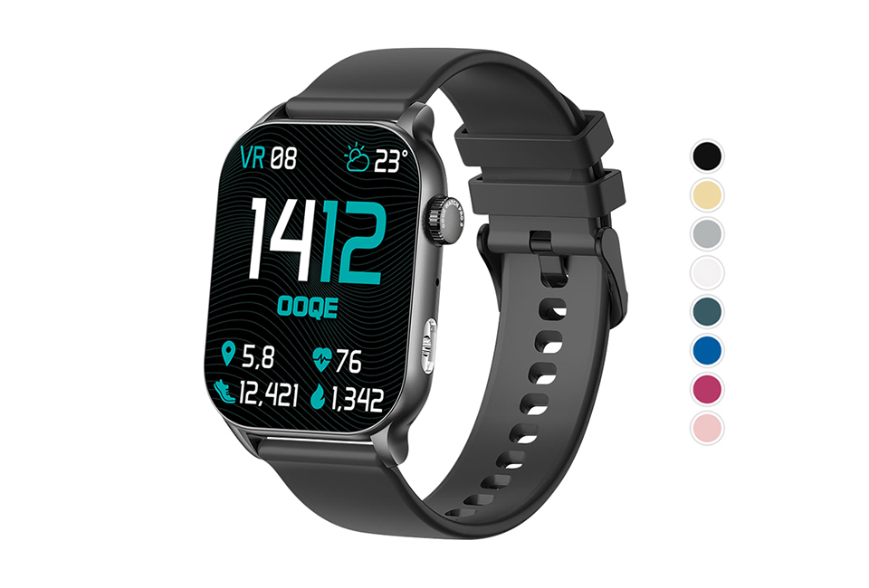 OOQE WATCH PRO 8: Nieuwste geavanceerde smartwatch met vele functies en haarscherp AMOLED scherm