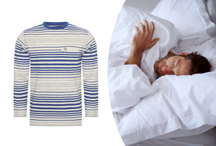 Stilvoller Baumwollpyjama für Herren — 8