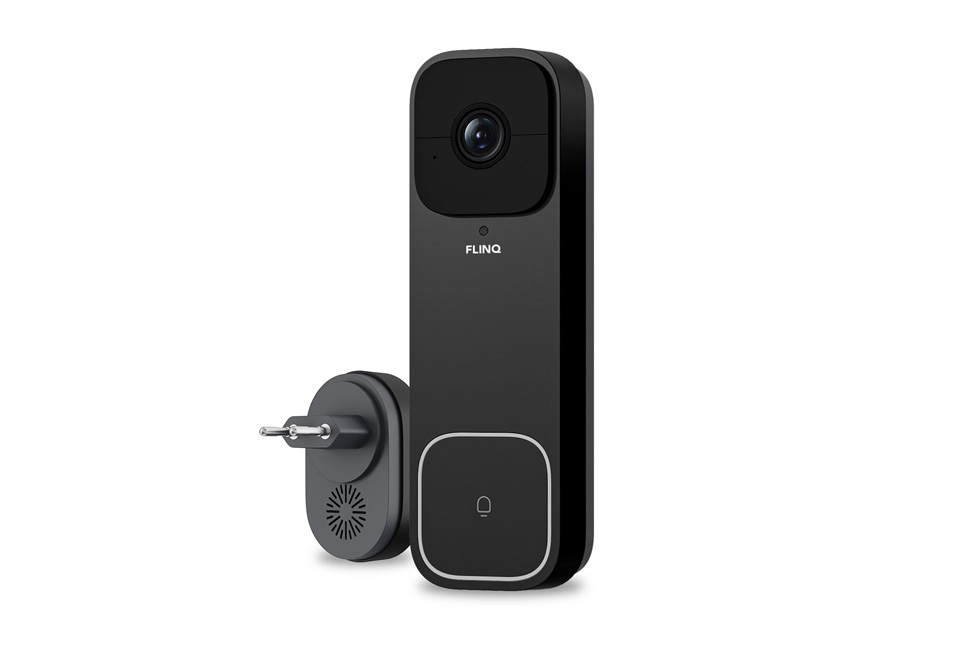 Sonnette vidéo intelligente avec caméra 2K