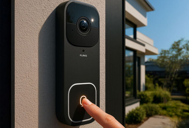 Sonnette vidéo intelligente avec caméra 2K