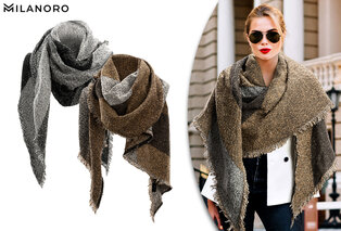 Écharpe enveloppante merveilleusement chaude