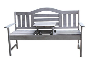 Panca da giardino elegante in legno duro meranti — 5