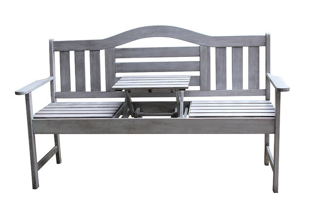 Panca da giardino elegante in legno duro meranti