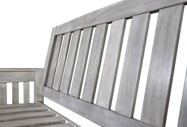 Panca da giardino elegante in legno duro meranti