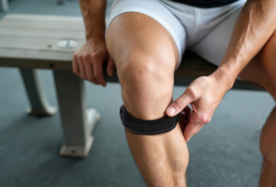 Atmungsaktive Knie-, Kniescheiben- oder Handgelenkorthese für gezielte Unterstützung