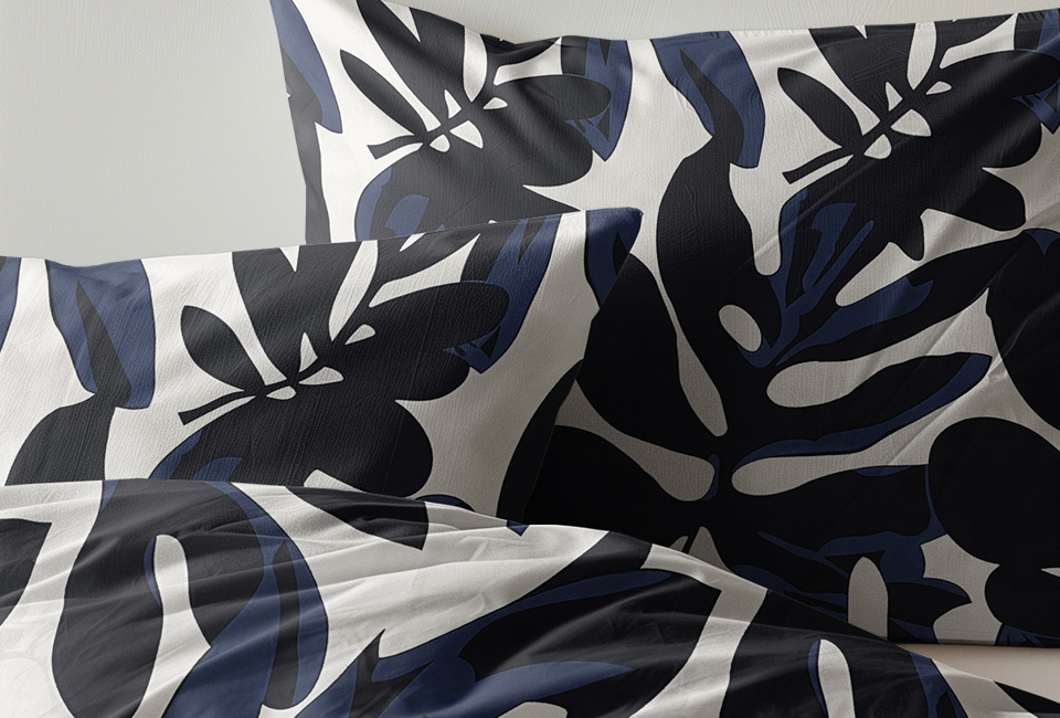 Dekbedovertrekken in verschillende kleuren en motieven