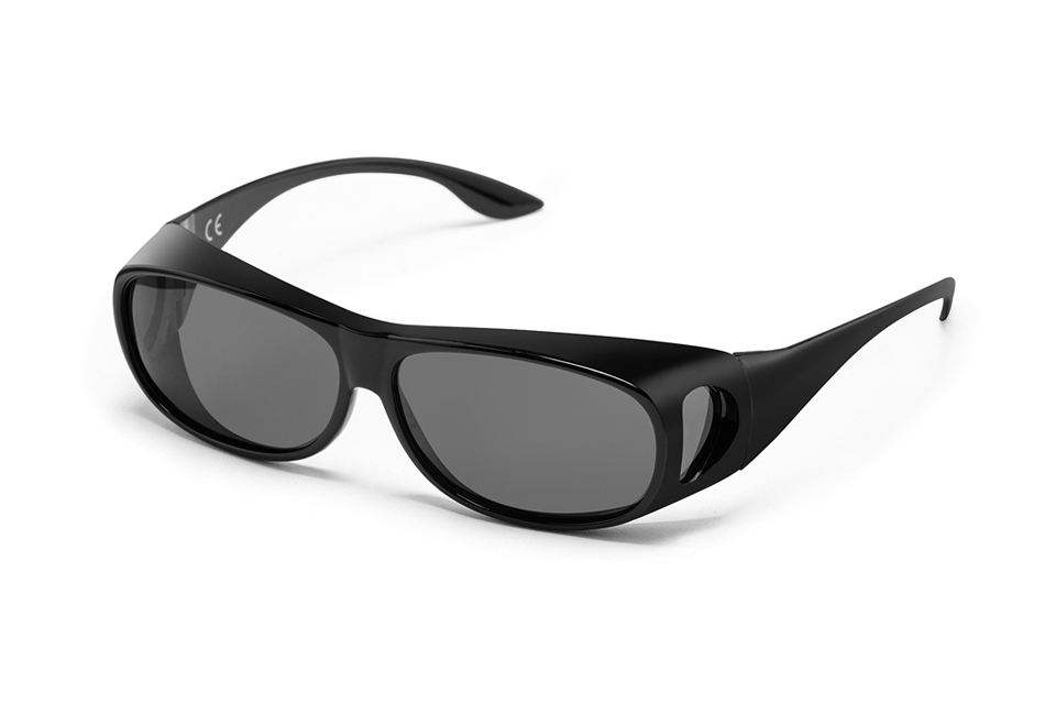 Sur-lunettes de soleil polarisées et protection UV à 100% avec étui de protection