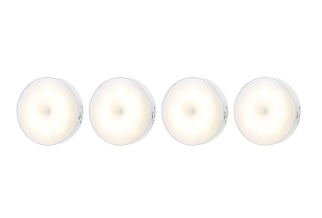 Set aus 4 LED-Spots mit Sensor