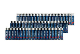 60 piles alcalines puissantes : AA ou AAA — 4