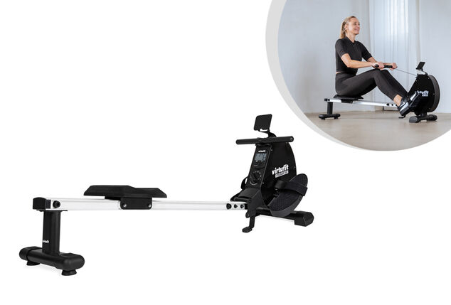 Rudertrainer mit 16 Widerstandsstufen und Display
