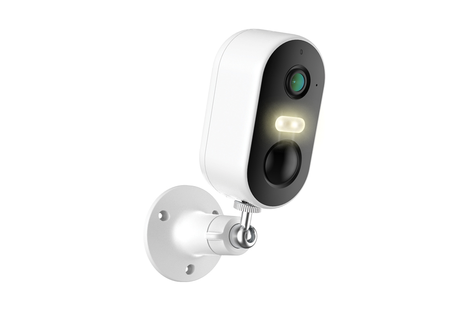 Caméra de surveillance extérieure avec vision nocturne et carte SD de 64 GB gratuite