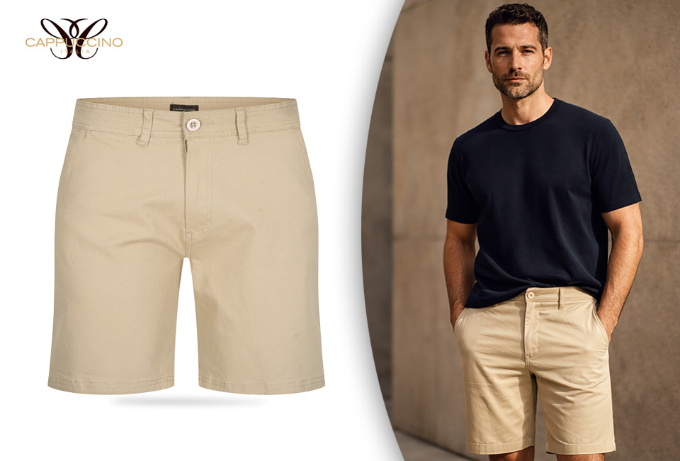Stylish men's shorts from Cappuccino