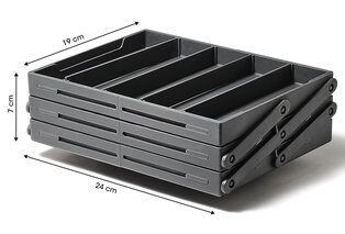 Intelligenter Schubladenorganisator mit 3 ausklappbaren Fächern — 2