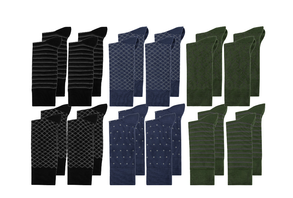 12 paires de chaussettes douces en bambou pour hommes et femmes