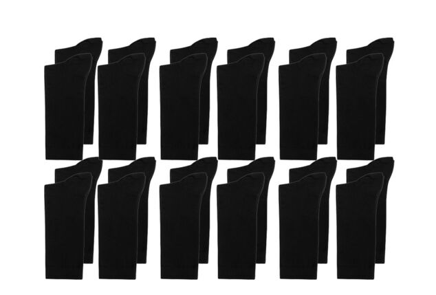 12 paires de chaussettes douces en bambou pour hommes et femmes