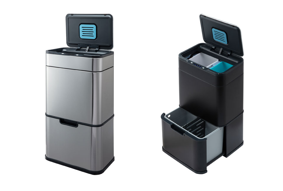 Abfalleimer 60L mit Sensor und Ozonsterilisation