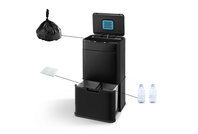 Abfalleimer 60L mit Sensor und Ozonsterilisation