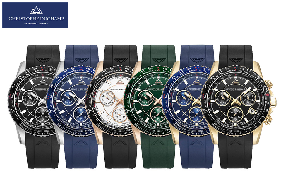 Stilvolle Schweizer Herrenuhr von Christophe Duchamp