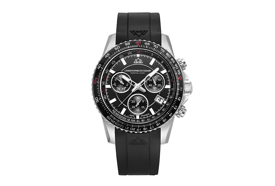 Stilvolle Schweizer Herrenuhr von Christophe Duchamp