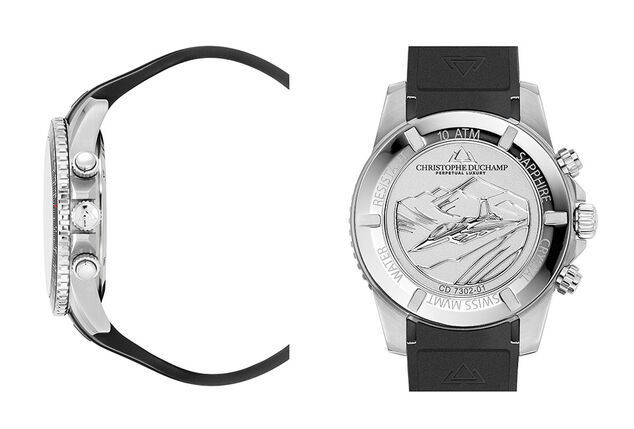 Stilvolle Schweizer Herrenuhr von Christophe Duchamp