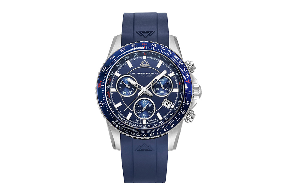 Stilvolle Schweizer Herrenuhr von Christophe Duchamp