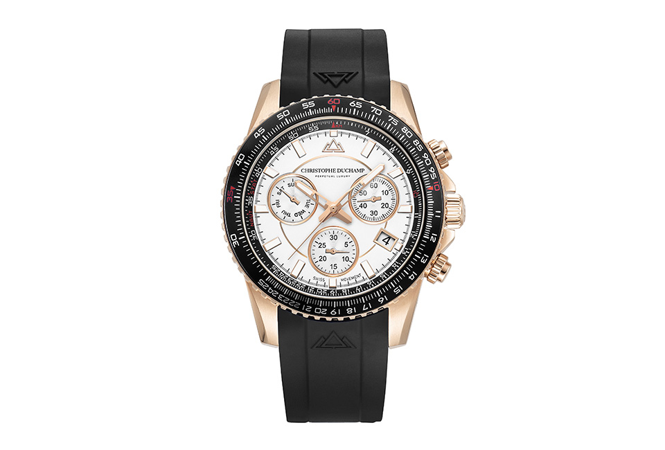Stilvolle Schweizer Herrenuhr von Christophe Duchamp