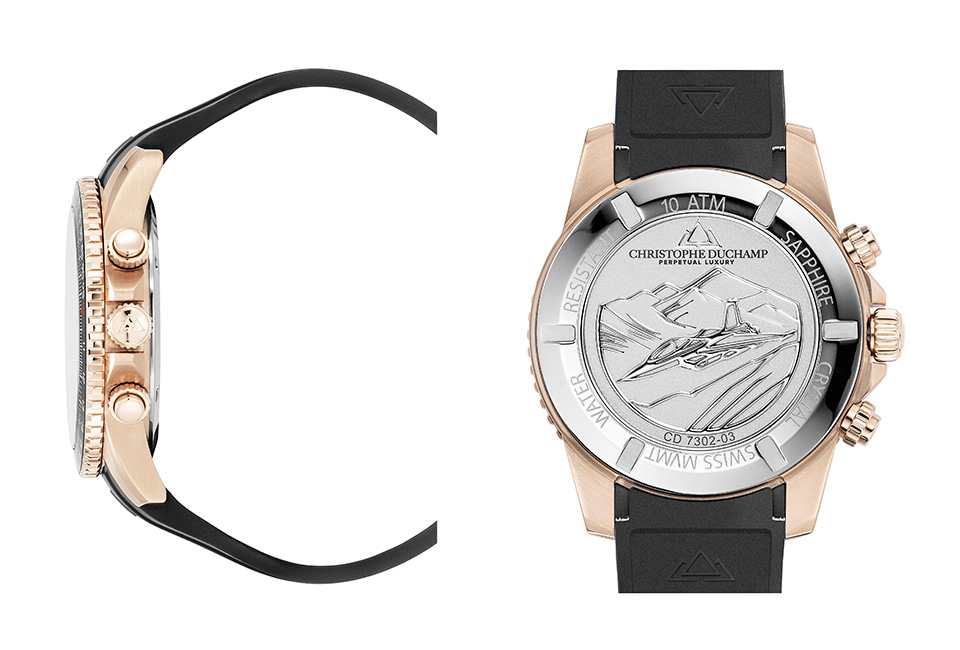 Stilvolle Schweizer Herrenuhr von Christophe Duchamp