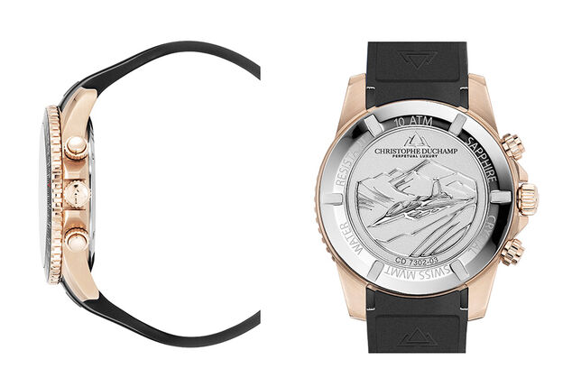 Stilvolle Schweizer Herrenuhr von Christophe Duchamp
