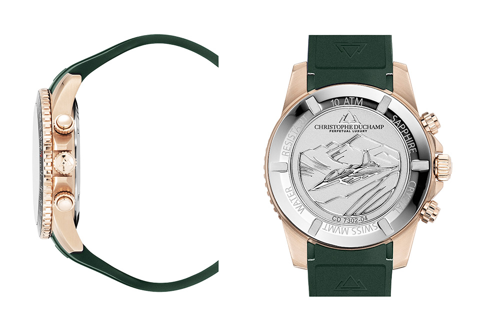 Stilvolle Schweizer Herrenuhr von Christophe Duchamp