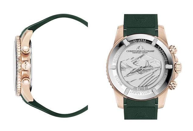 Stilvolle Schweizer Herrenuhr von Christophe Duchamp