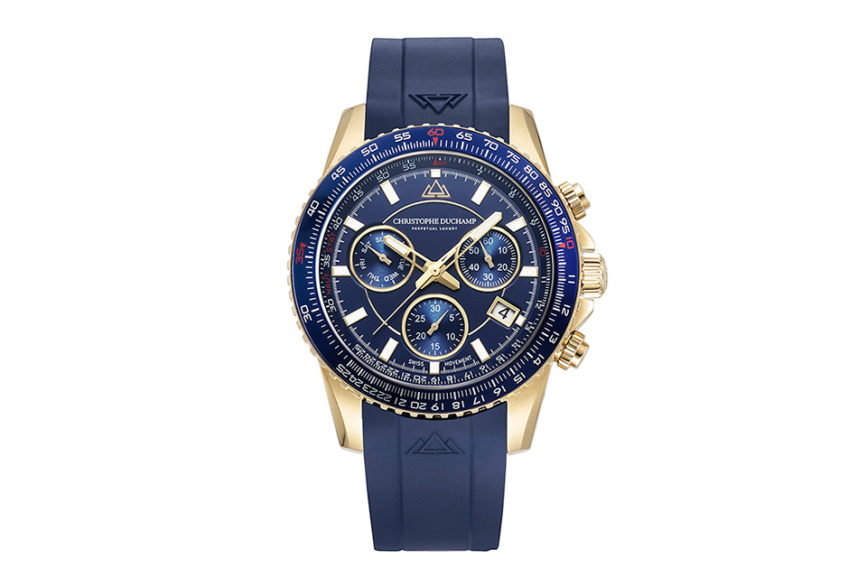 Stilvolle Schweizer Herrenuhr von Christophe Duchamp