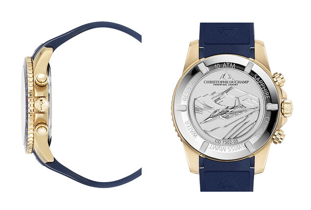 Stilvolle Schweizer Herrenuhr von Christophe Duchamp