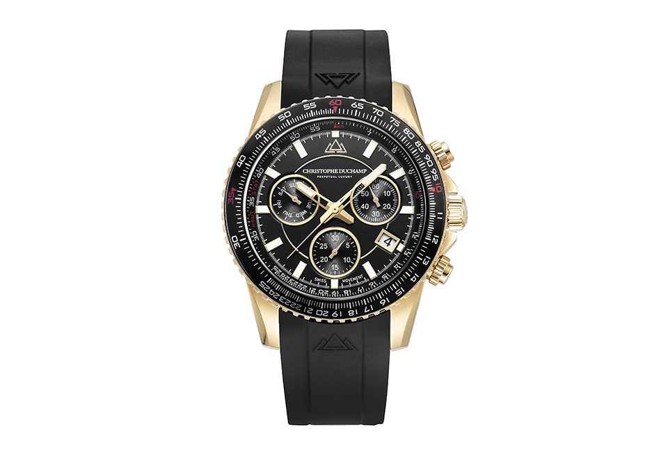 Stilvolle Schweizer Herrenuhr von Christophe Duchamp